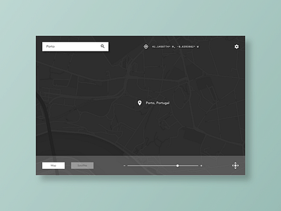 Map app clean concept dailyui design digital flat interface ui user interface ux