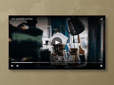 Video Player concept dailyui design digital flat interface player ui ux video