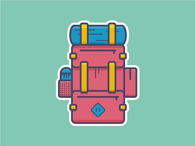 Backpack Magnet by David França on Dribbble