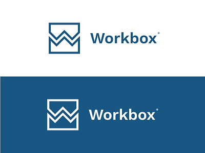 Workbox Logo badge geometric logo mark stamp symbol vector