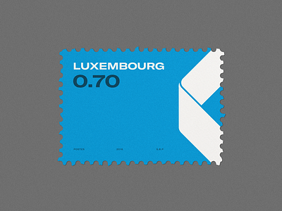 Stamp Archive — Luxembourg 🇱🇺 design geometric graphicdesign logo minimal stamp archive symbol typography