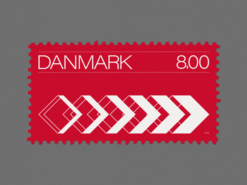 Stamp Archive — Denmark 🇩🇰 design graphicdesign geometric minimal symbol logo typography stamp archive