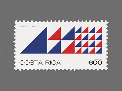 Stamp Archive — Costa Rica 🇨🇷 design geometric graphicdesign logo minimal stamp archive symbol typography