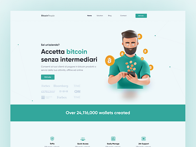 Bitcoin People - Crypto Currency Website UI Design (Shot 3) 3d 3d ui 3d ui design animation app bitcoin branding crypto crypto web ui design crypto website design design graphic design motion graphics ui ui designer ux ux design ux designer