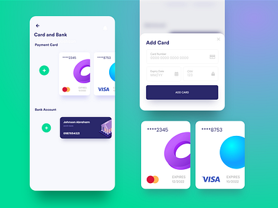 Manage Card and Bank Account