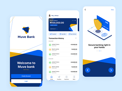 Banking Mobile App app app ui application ui banking banking app design financial app icon mobile mobile ui ui ux