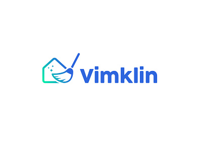 Vimklin branding design icon logo