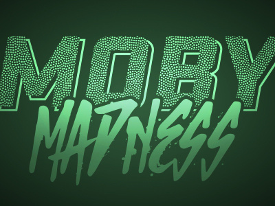 Moby Madness Type basketball colorado colorado state university csu green madness moby rams state texture type typography