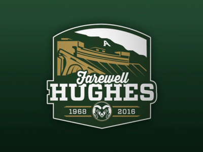 Farewell Hughes Logo Animation animation clean colorado state university farewell hughes football logo reflection simple sleek sports stadium