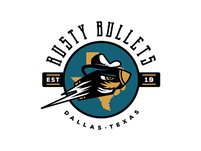 Rusty Bullets  - Primary Logo