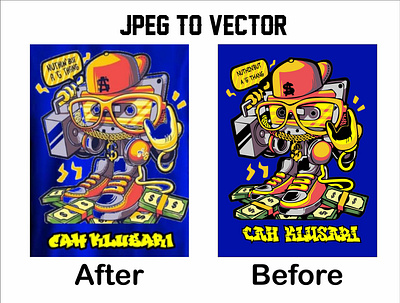 Tracing jpeg to vector illustration vector vector art vector tracing vector tracing logo