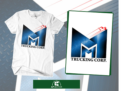 Trucking Corp. Vector Tracing branding illustration vector vector tracing vector tracing logo