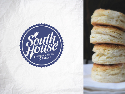 South House Logo badge logo bakery logo branding identity identity design logo restaurant logo