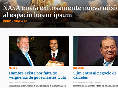News mexico news newspaper redesign spanish web website