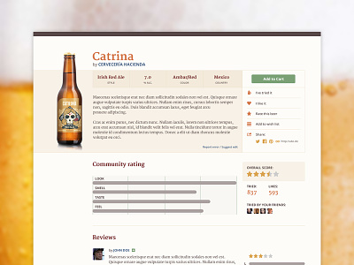 Beer profile beer cheers community profile