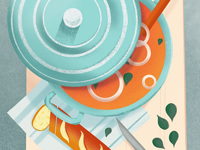 Food sketch! Delicious tomato soup! art foodillustration illustraion procreate procreate art