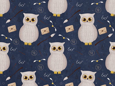 HP owl pattern