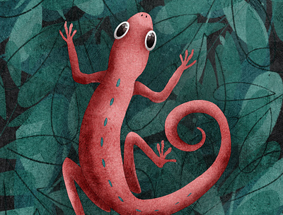 Lizard art design illustration illustrator pattern procreate procreate art