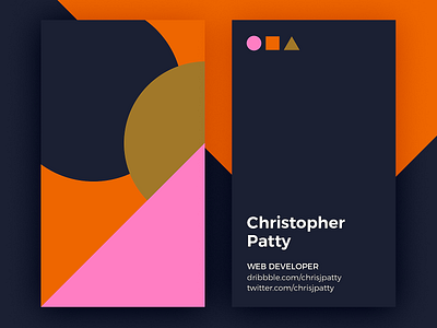 Geometric Business Cards