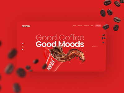 Nescafe Landing Page | Concept Design