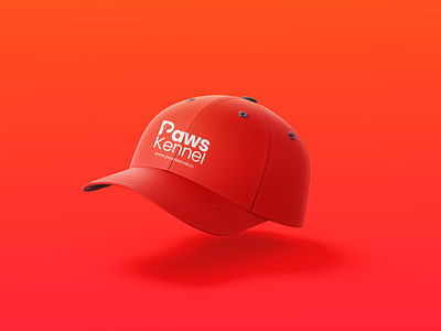 Paws Kennel - Cap Design 3d animation branding graphic design logo motion graphics ui