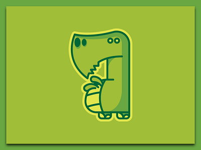 Dino 001 cartoon character dinosaurio funny ilustración ilustration personaje rex vector