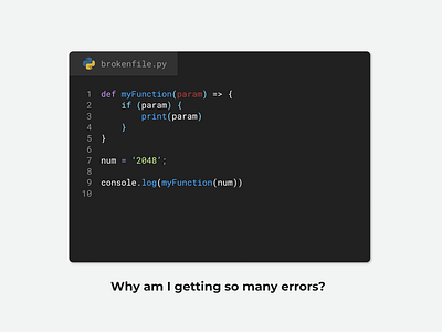 Switching from JavaScript to Python...