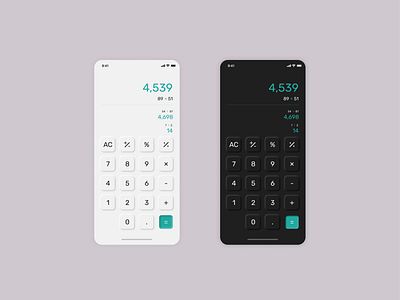 Neumorphic Calculator app button calculator coder823 dailyui design figma graphic design illustration mobile neumorphic typography ui ux vector