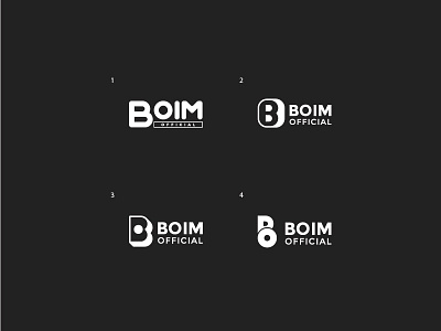 Concepts Logo Design for Boim Official b bo boim concepts ideas merchandise monogram o official photography simple videography