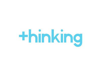 Positive Thinking Logotype branding geometric icon identity logomark logotype mark symbol