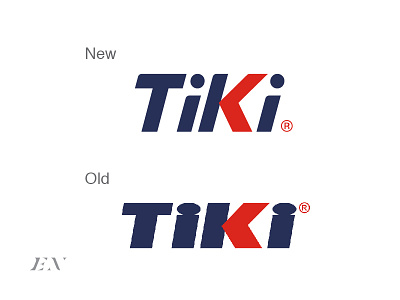 Tiki Logotype Refinement Concept unofficial branding identity logo redesign refinement