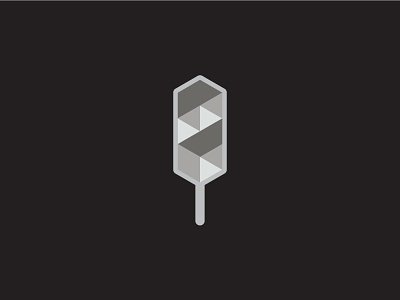 Geometric Feather 3d background brand grayscale identity logo minimal