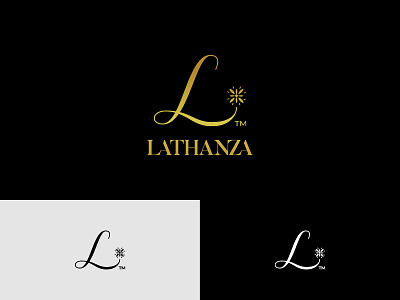 Lathanza Logo branding design elegant icon identity logo logotype luxury mark monogram symbol