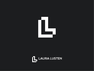 LL Logo brand branding icon identity l logo ll logo mark monogram monogram logo negative space simple symbol