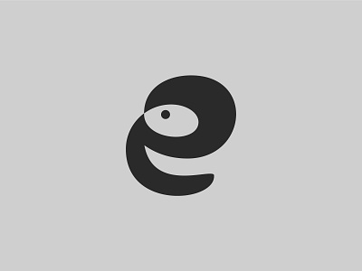 (e)lephant brand branding e elephant grey identity letter logo mark negative space symbol