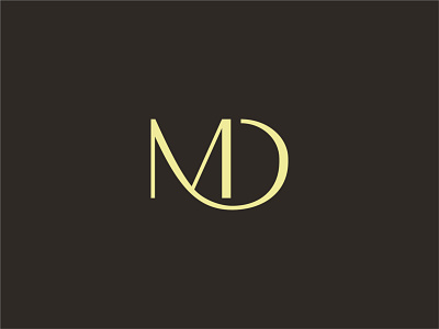 MAD/MD Monogram bali identity indonesia logo mad md monogram sans serif