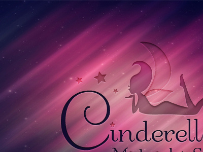 Cinderella - Company branding branding cinderella fairy glow logo pink space