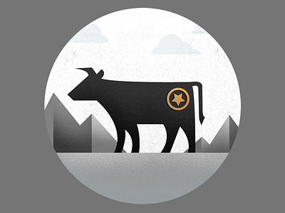 Icons - Branding branding clouds cow icons illustration illustrator landscape mountains photoshop star texture vector