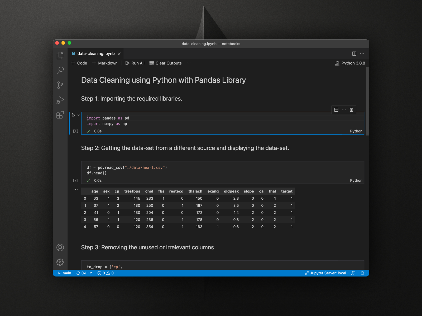VS Code Notebooks by Miguel Solorio on Dribbble
