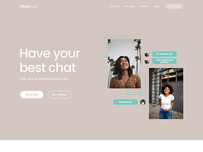 ChatApp web page