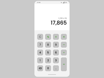 Calculator dailyui design