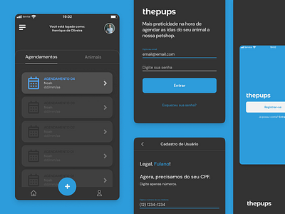 The Pups Pet Shop design figma ios redesign ux