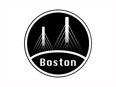 Weekly Warm-up - Hometown Celebration - Zakim Bridge design graphic design inspiration weekly warm up