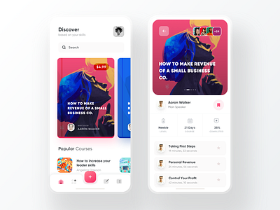 Online Courses App by Dmitriy Kharaberyush on Dribbble