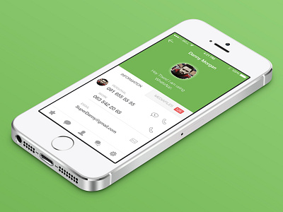 Whatsapp Redesign - Profile contacts ios iphone messenger minimal profile whatsapp white