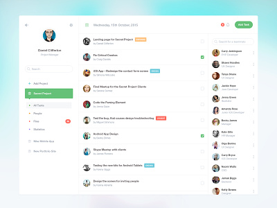 Todo - Task Manager collaboration create dashboard manage task team todo white