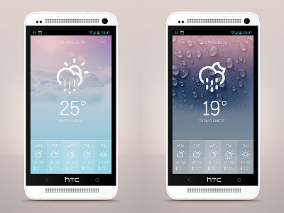Android Weather App android app clean forecast weather