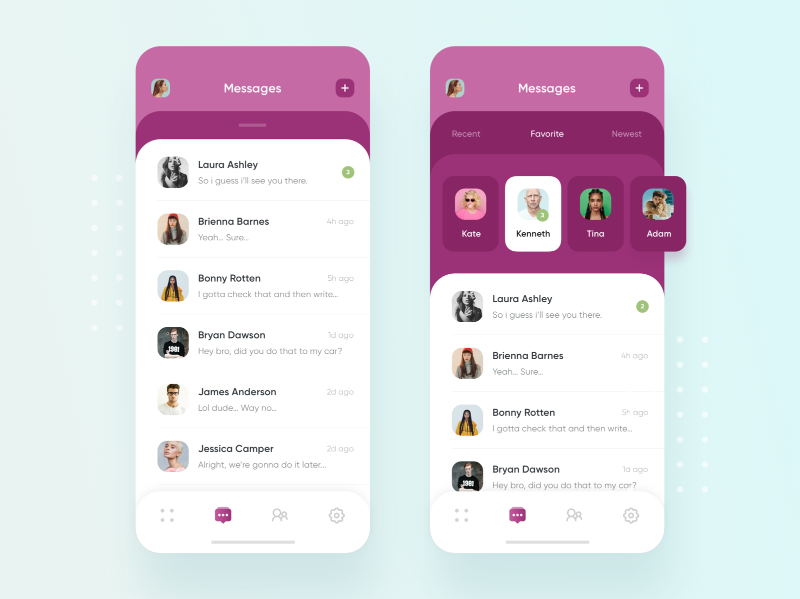 Ios Chat App Flow By Dmitriy Kharaberyush On Dribbble