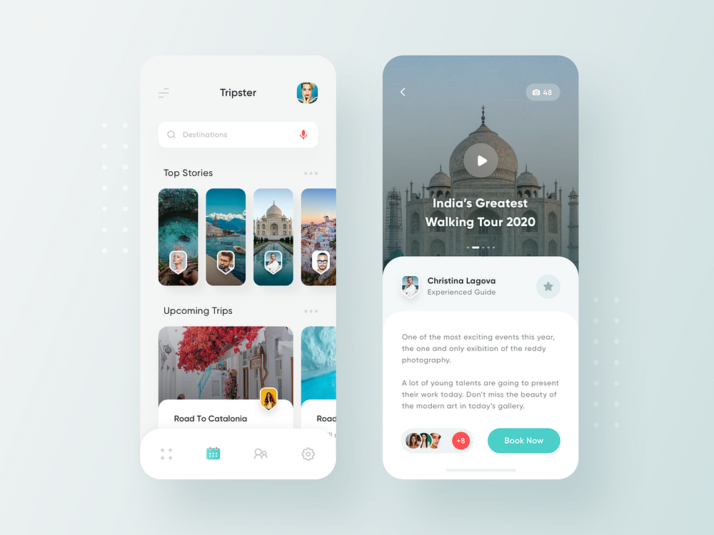 Traveler Social App Concept by Dmitriy Kharaberyush on Dribbble