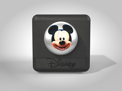 3D Disney IOS Icon